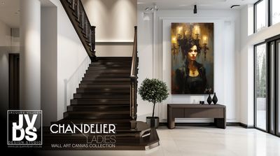 Charisma Chandelier Ladies Canvas Design