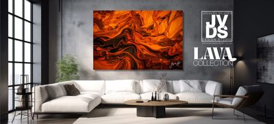 Volcanic Eruption - Lava Canvas Design