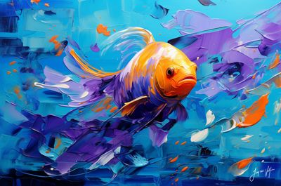 TROPICAL FISH ART