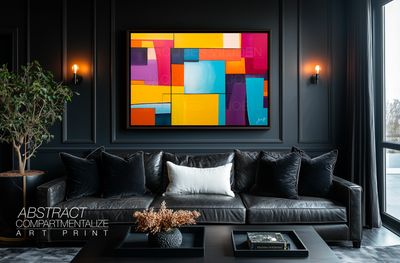 Compartmentalize Abstract Canvas Wall Art Design Compartmentalize Abstract Canvas Wall Art Design