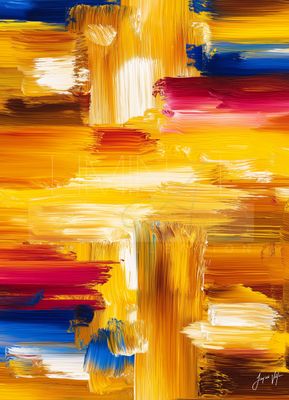 Liminal Spaces Abstract Art Canvas Print