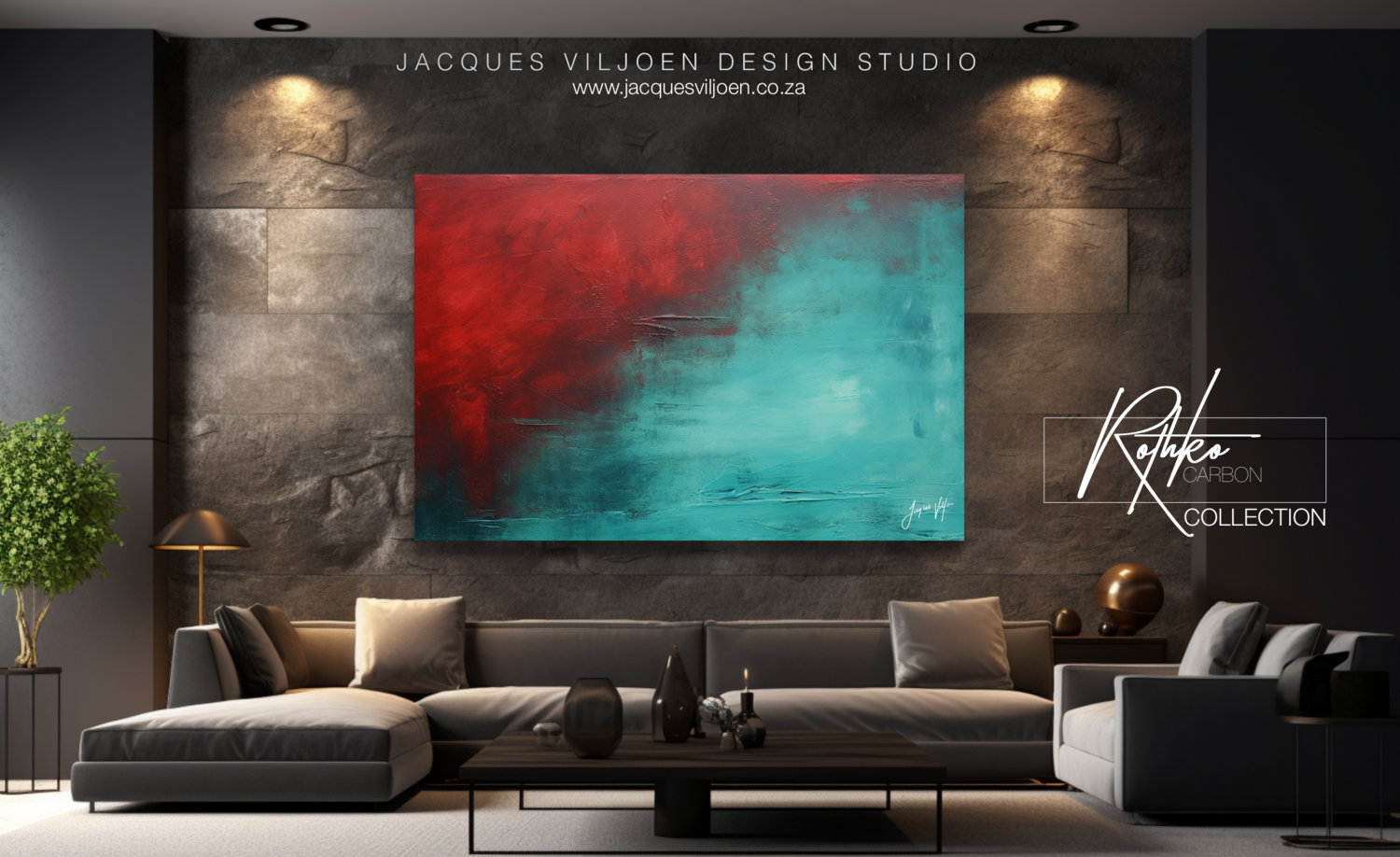 Mark Rothko Inspired Abstract Expressionist Canvas Print - The Rothko Carbon Collection