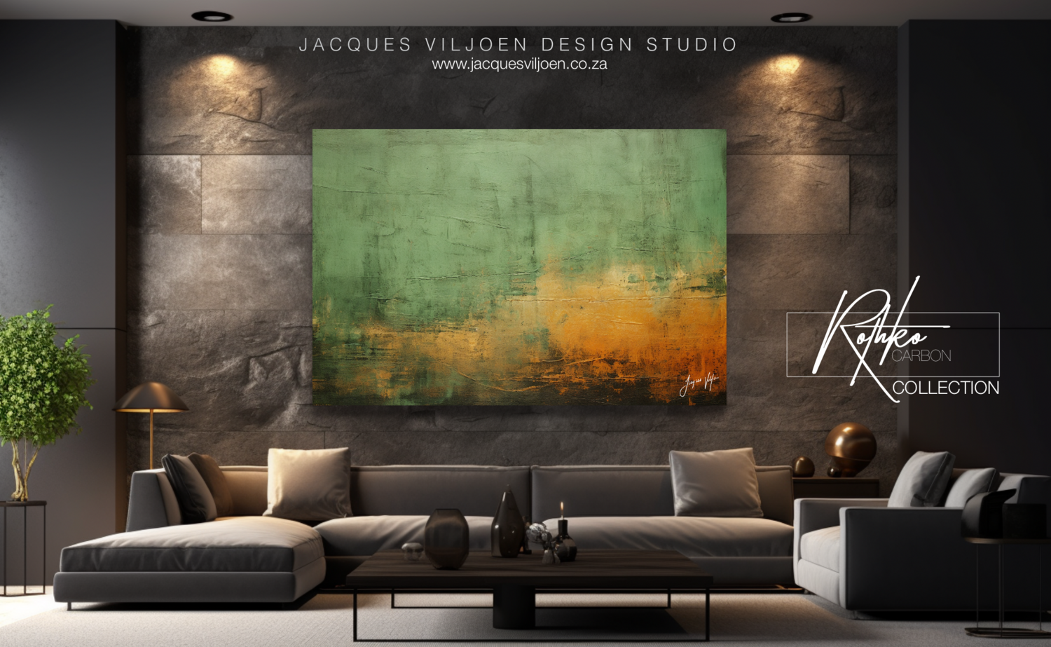Mark Rothko Inspired Abstract Expressionist Canvas Print - The Rothko Carbon Collection