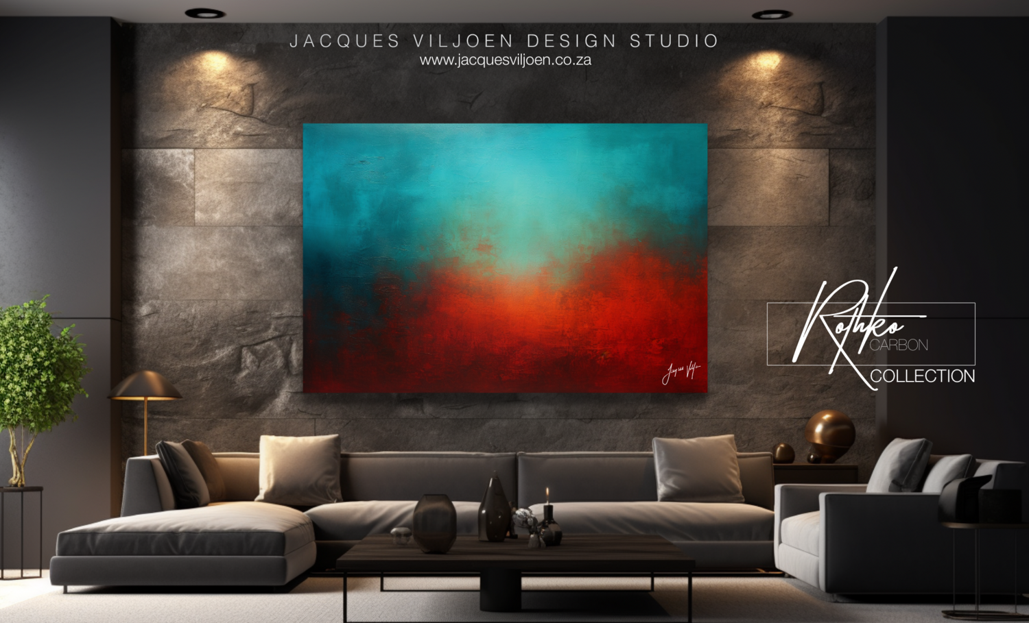 Mark Rothko Inspired Abstract Expressionist Canvas Print - The Rothko Carbon Collection