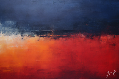 Mark Rothko Inspired Abstract Expressionist Canvas Print - The Rothko Carbon Collection