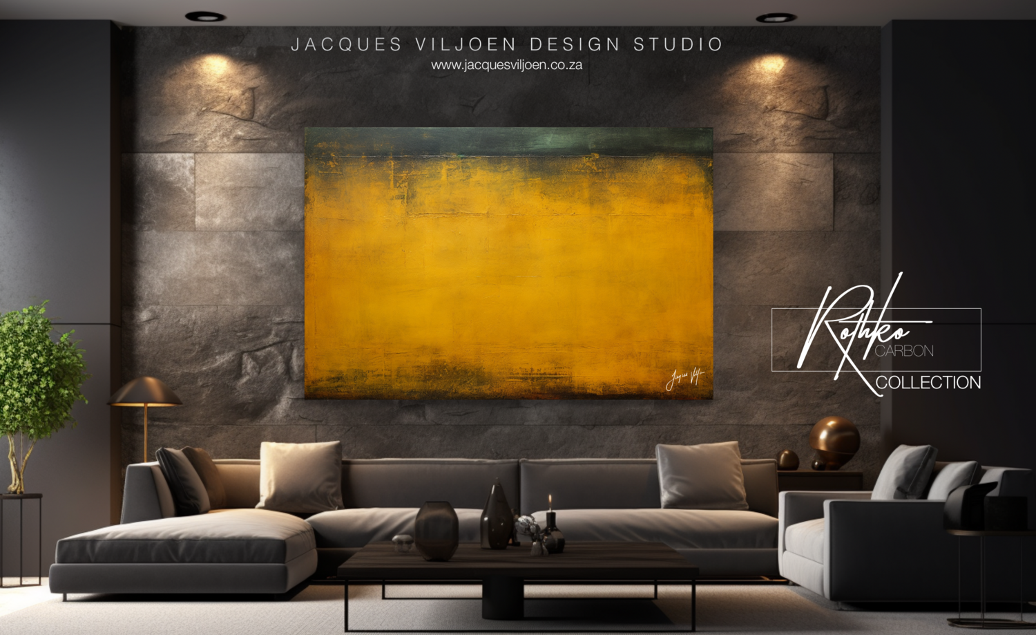 Mark Rothko Inspired Abstract Expressionist Canvas Print - The Rothko Carbon Collection