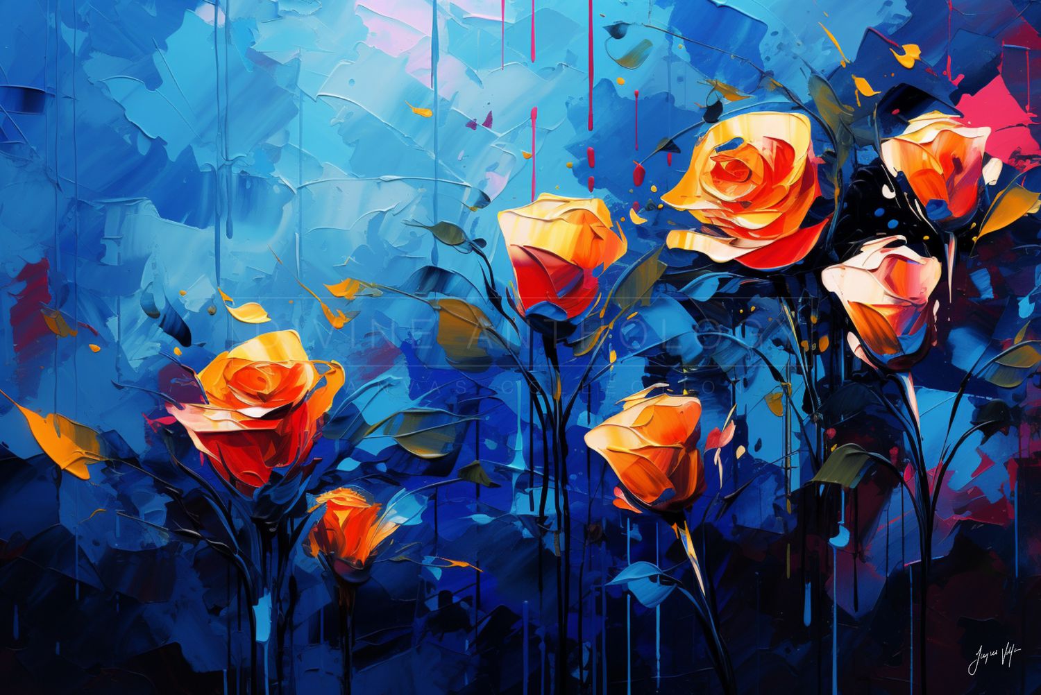Abstract Flowers - Divine Anthology