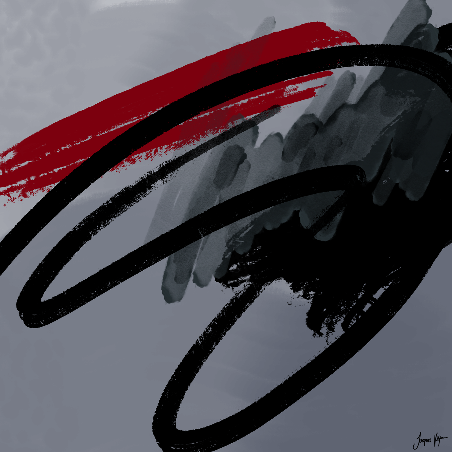"The In-Between" Canvas Design Print