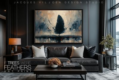 If Trees were Feathers Canvas Art Print