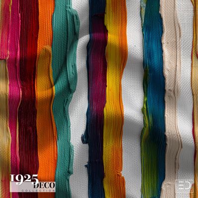 El Torrente | Full Spectrum Rainbow Stripe Fabric | Fiesta de Colores Collection