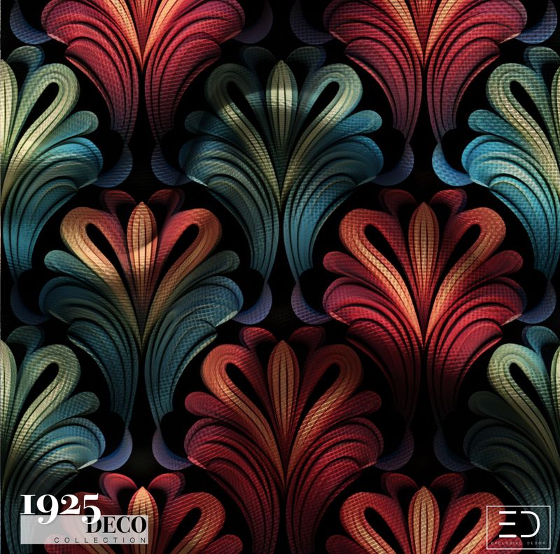 The Trocadéro, 1925 Deco, Art Deco Fabric Design