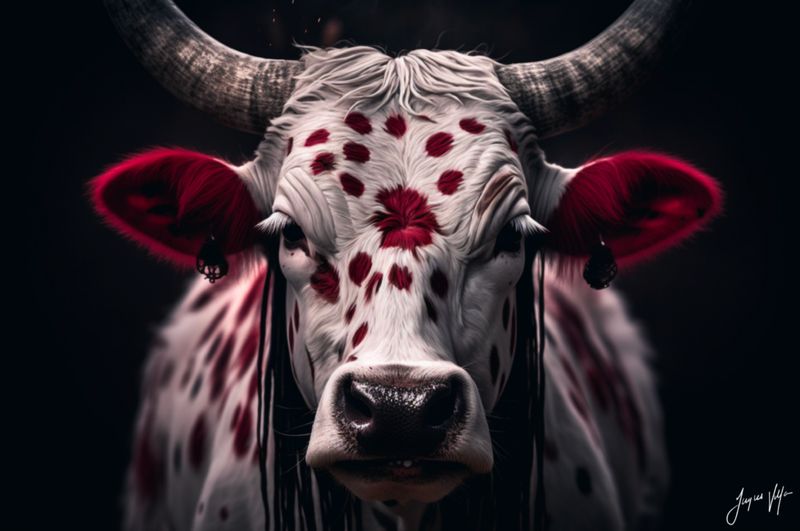 The Urban Nguni Original Canvas Print