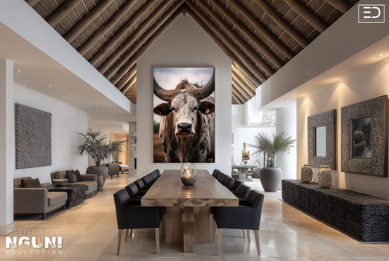 The Wild Nguni Original Canvas Print