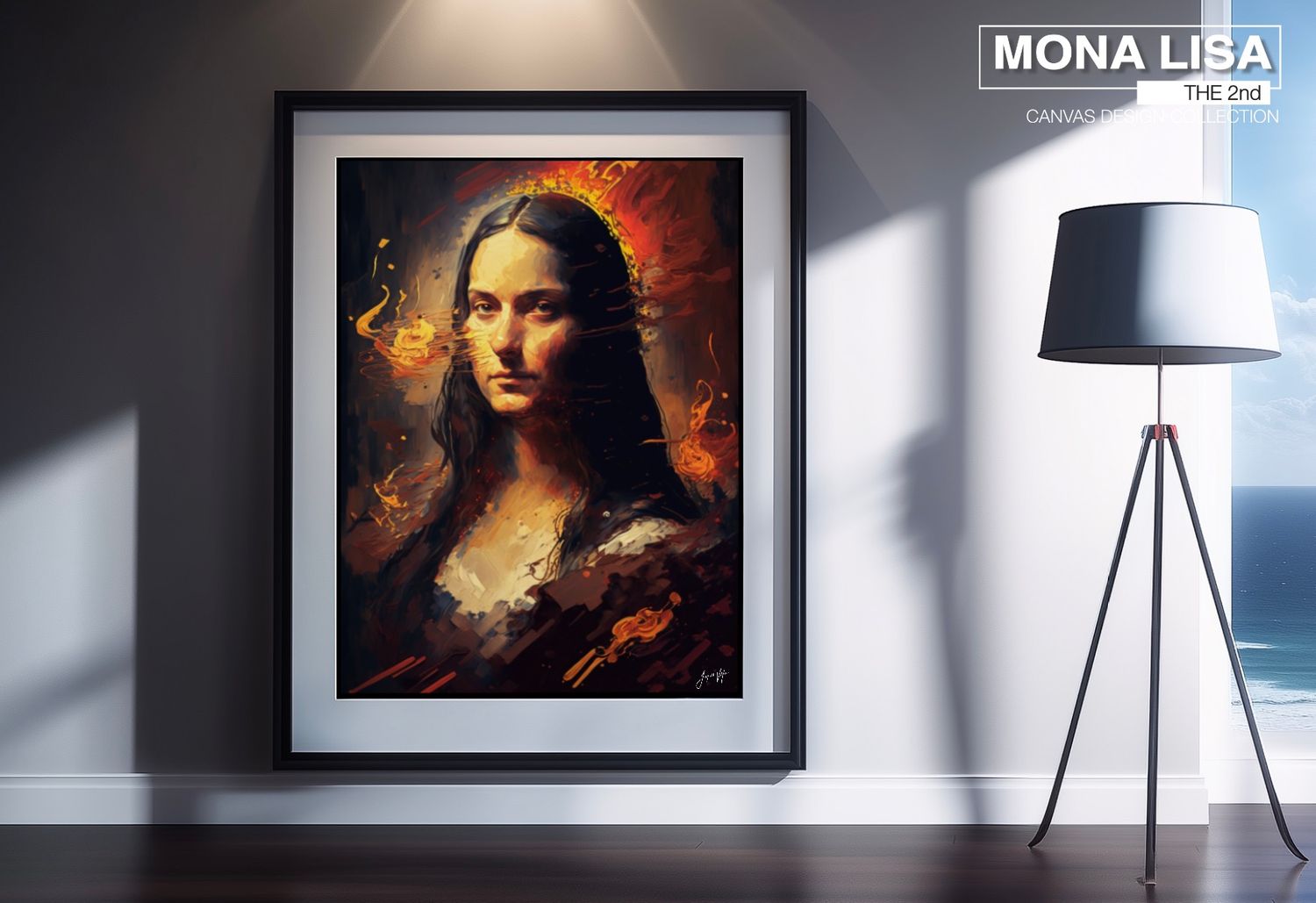 Mona Lisa Maria Art Canvas Print