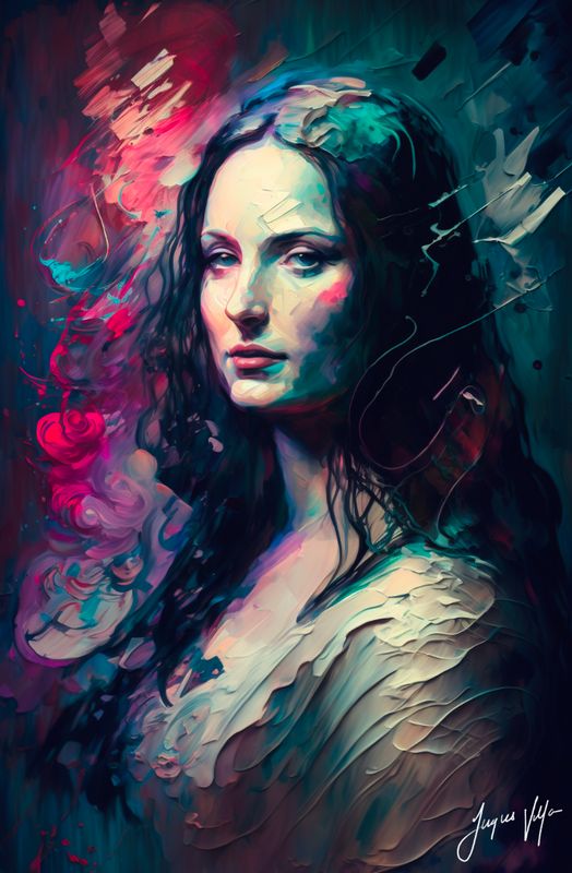 Mona Lisa 2nd, Seraphine Art Canvas Print