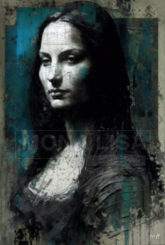 Mona Lisa Goth Art Canvas Print