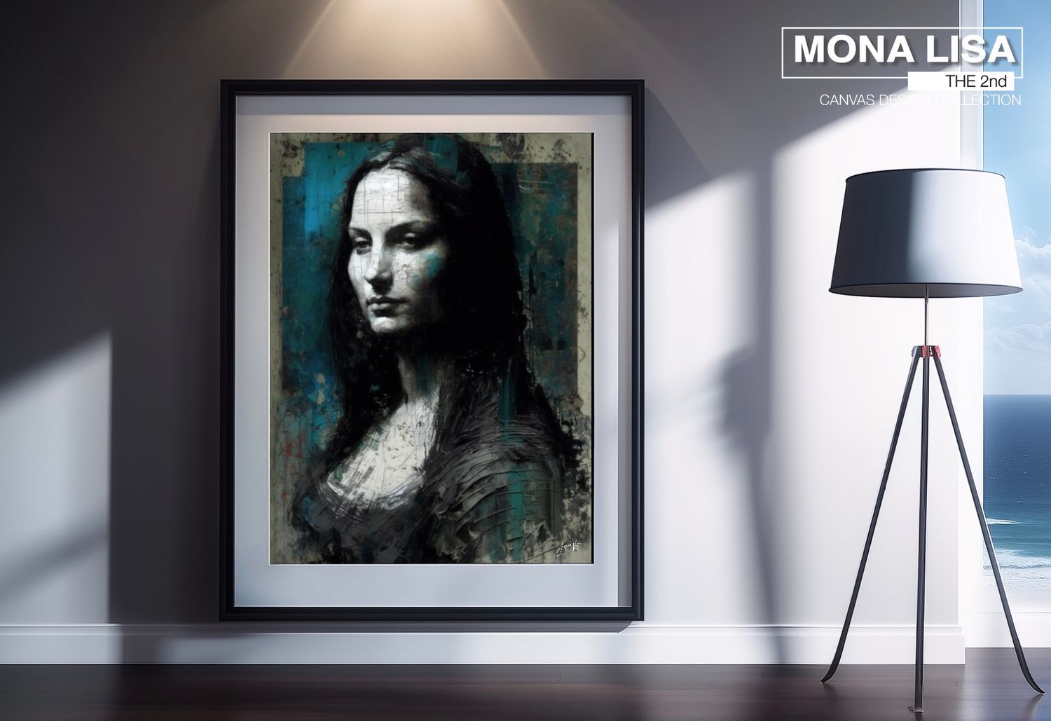 Mona Lisa Goth Art Canvas Print
