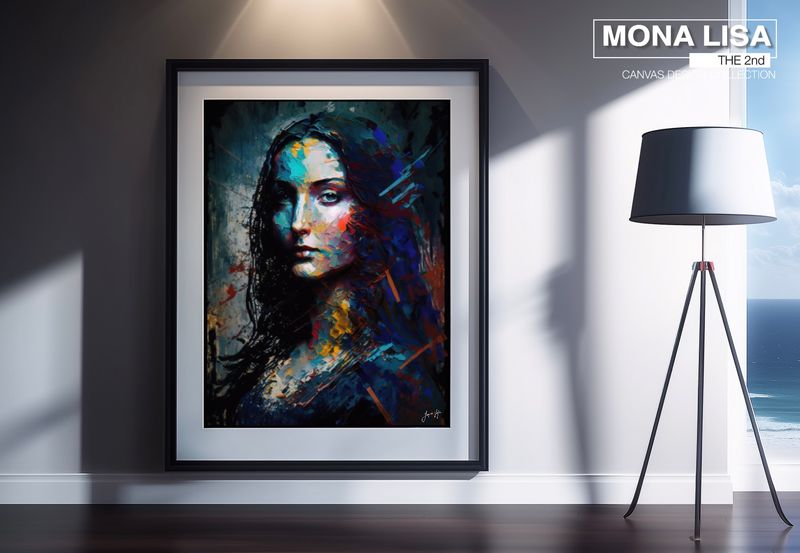Mona Lisa 2nd, The Radiant Rebirth Art Canvas Print