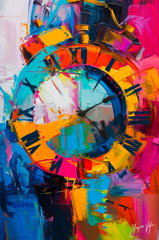 HANDS OF TIME: LOOSE HANDS Original Art Print