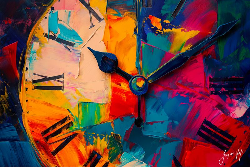 HANDS OF TIME: TEN PAST TEN Original Art Print