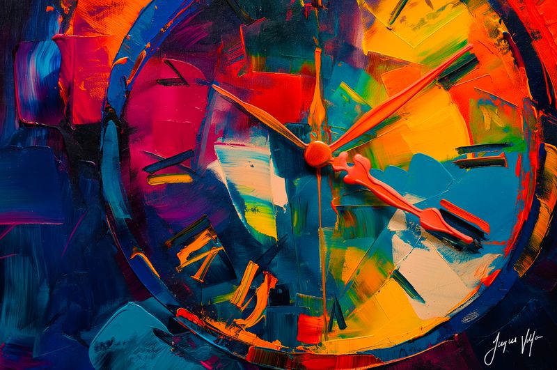 HANDS OF TIME: THE DIVIDE Original Art Print