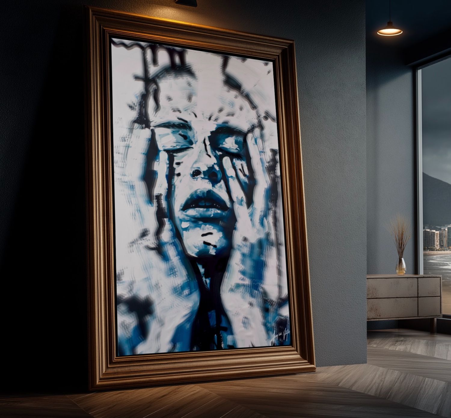 The Contemporary "OH NO!" Art Canvas Print