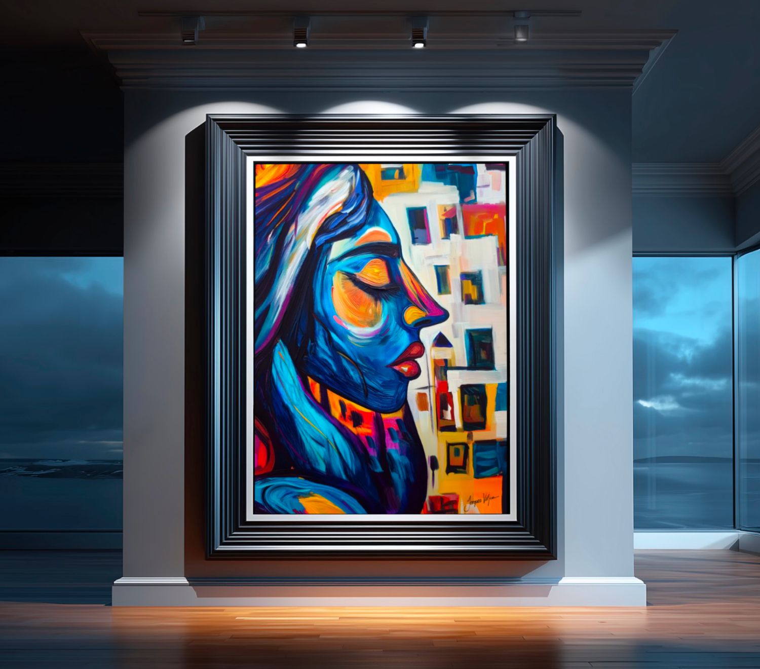 Mystique of the Nile Art Canvas Print