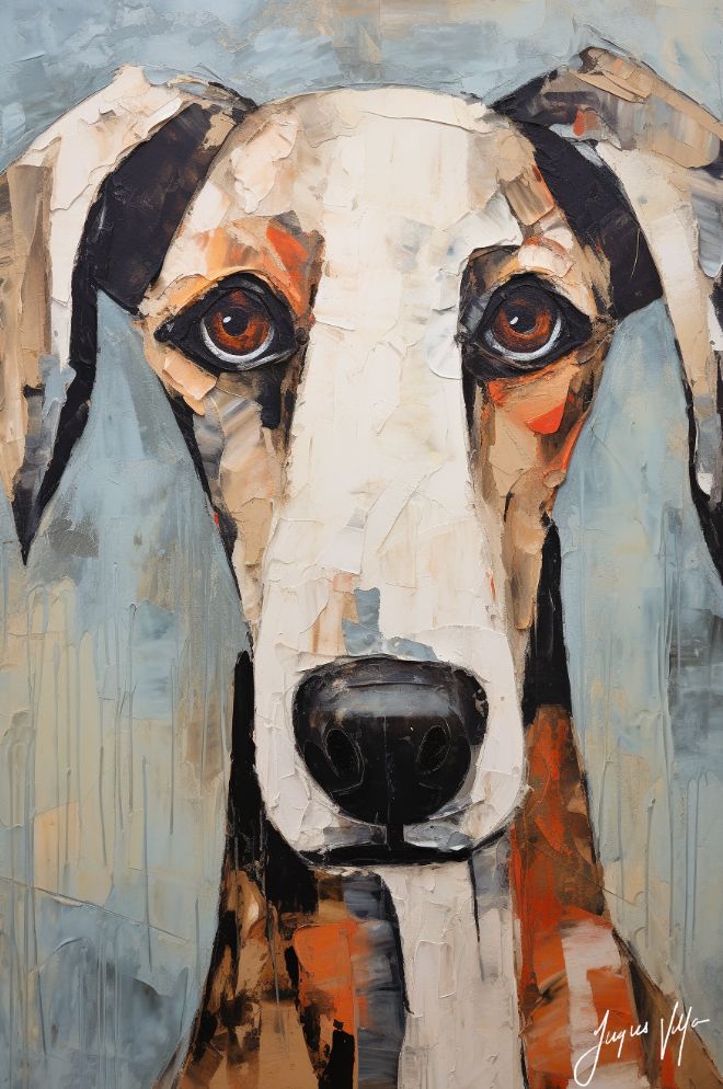 Whipp, Grace Without the Need for an Audience | Dog Art Print