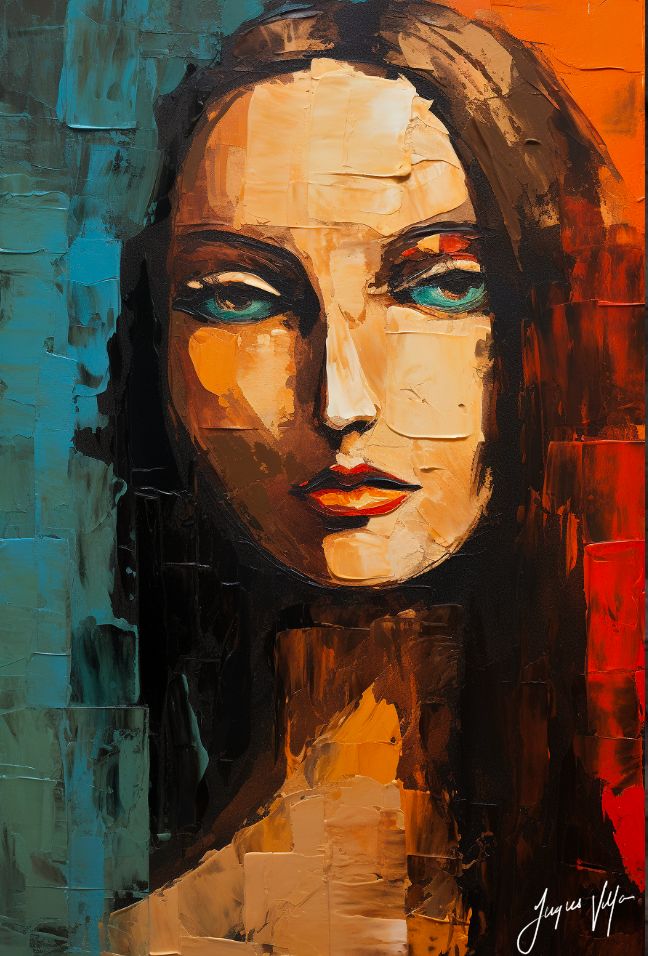 Naomi, Painted at the Hour Before Dusk Original Art Canvas Print | Modigliani Muse Collection