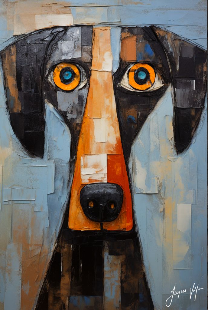 Marcus, The One Who Watched All of Paris | Dog Portrait Art Print