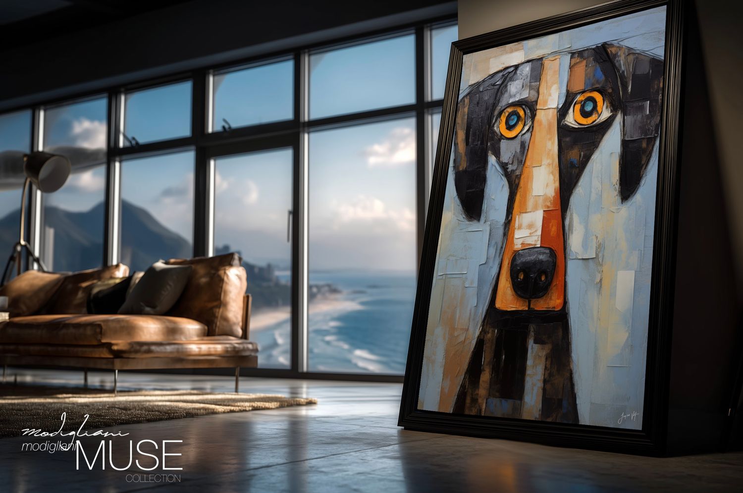 Marcus, The One Who Watched All of Paris | Dog Portrait Art Print