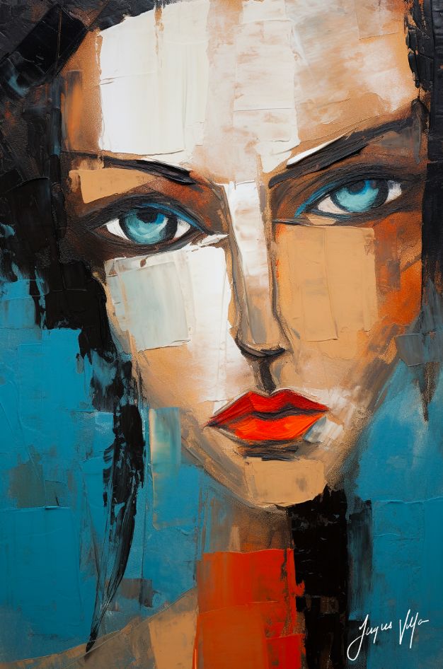 Elizabeth, Who Looked at the World and Was Not Afraid of It Original Art Canvas Print | Modigliani Muse Collection