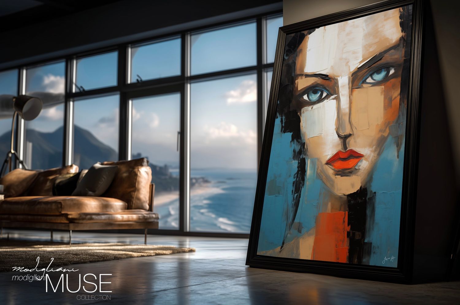 Elizabeth, Who Looked at the World and Was Not Afraid of It Original Art Canvas Print | Modigliani Muse Collection