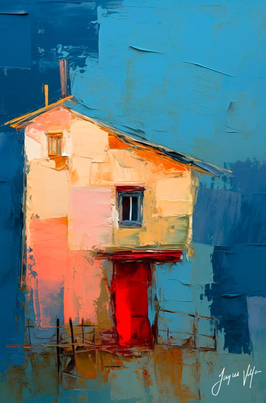 The Beach House, Where Summer Left the Door Open and Never Came BackOriginal Art Canvas Print | Modigliani Muse Collection