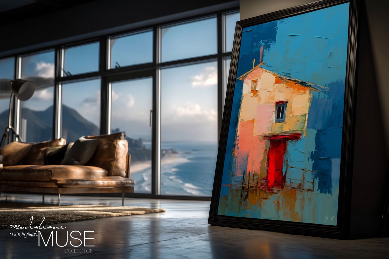 The Beach House, Where Summer Left the Door Open and Never Came BackOriginal Art Canvas Print | Modigliani Muse Collection