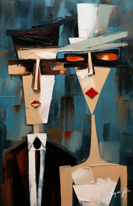 Paris, A Fashion Evening and the Two Who Owned It Original Art Canvas Print | Modigliani Muse Collection
