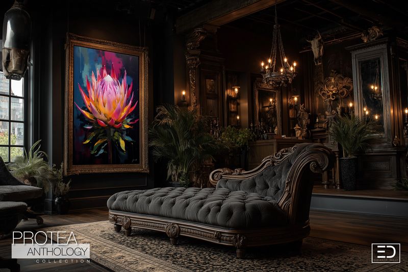 Protea Anthology: Crown Before the Kingdom Original Art Canvas Print | Protea Anthology Collection