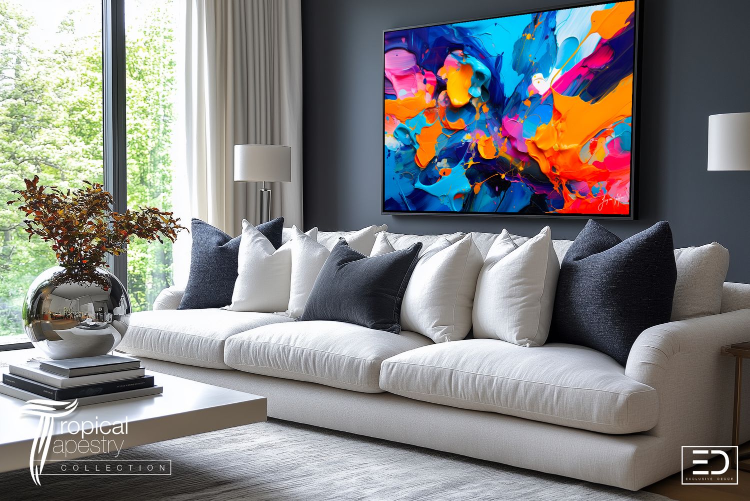 Carnival Reef - Tropical Reef Original Art Canvas Print | Exclusive Decor