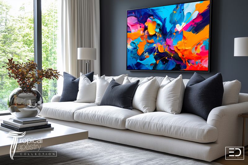 Carnival Reef - Tropical Reef Original Art Canvas Print | Exclusive Decor
