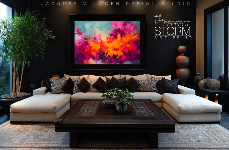 Eye of the Fire | The Perfect Storm Original Art Canvas Print