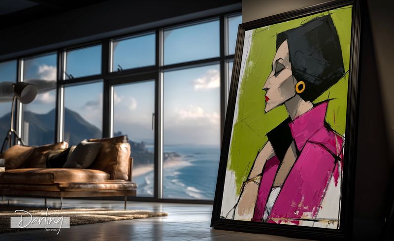 Still Relevant, Darling. Original Portrait Canvas Print Still Relevant, Darling. Original Portrait Canvas Print
