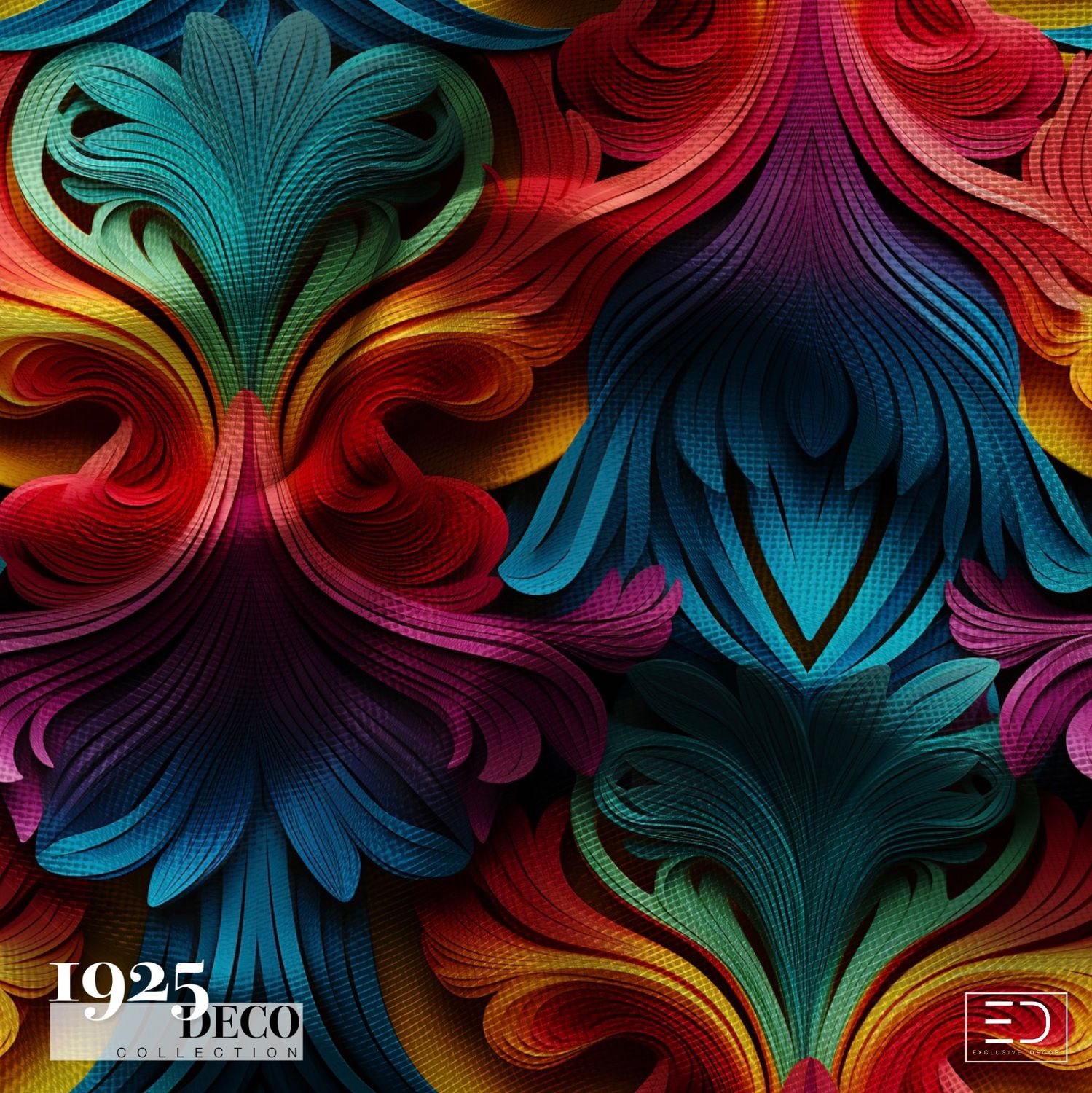 The Ziegfeld Fabric: Multicolour Baroque | 1925 Deco Collection