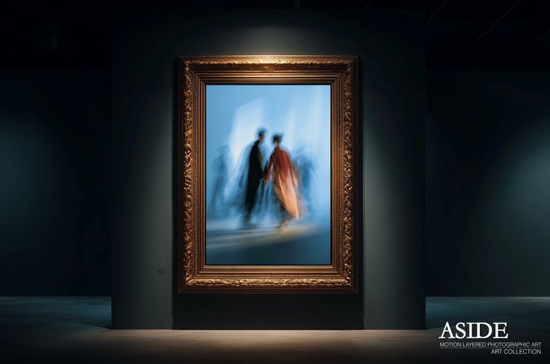 Aside, Unspoken. Original Motion Layered Photographic Art Canvas Print Aside, Unspoken. Original Motion Layered Photographic Art Canvas Print