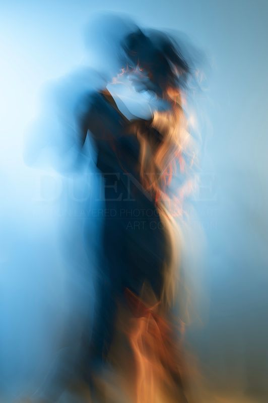 Duende, Unrehearsed. Original Motion Layered Photographic Art Canvas Print