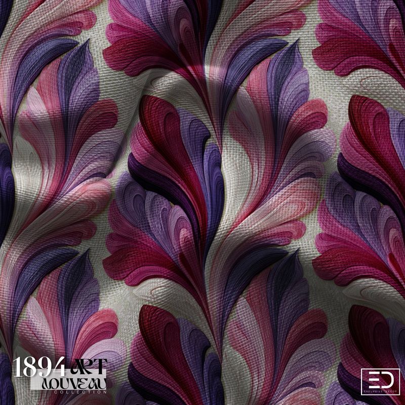 Where Dusk Settles Fabric | Lilac, Powder Pink &amp; Soft Grey | The Powder Breath of Dusk Collection