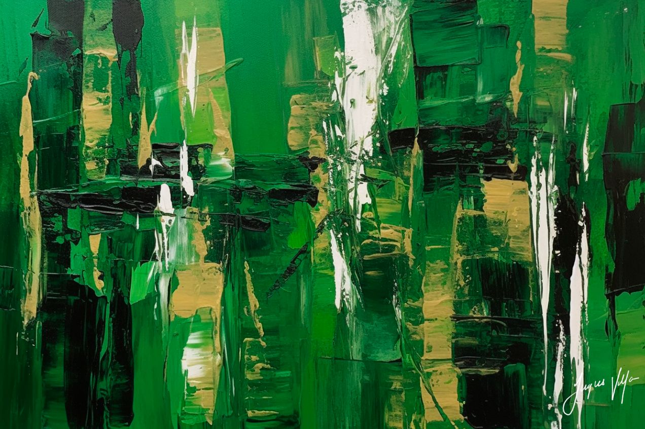 What the Dark Keeps. Original Abstract Impasto Art Canvas Print