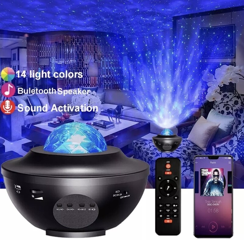 Galaxy starry night projector