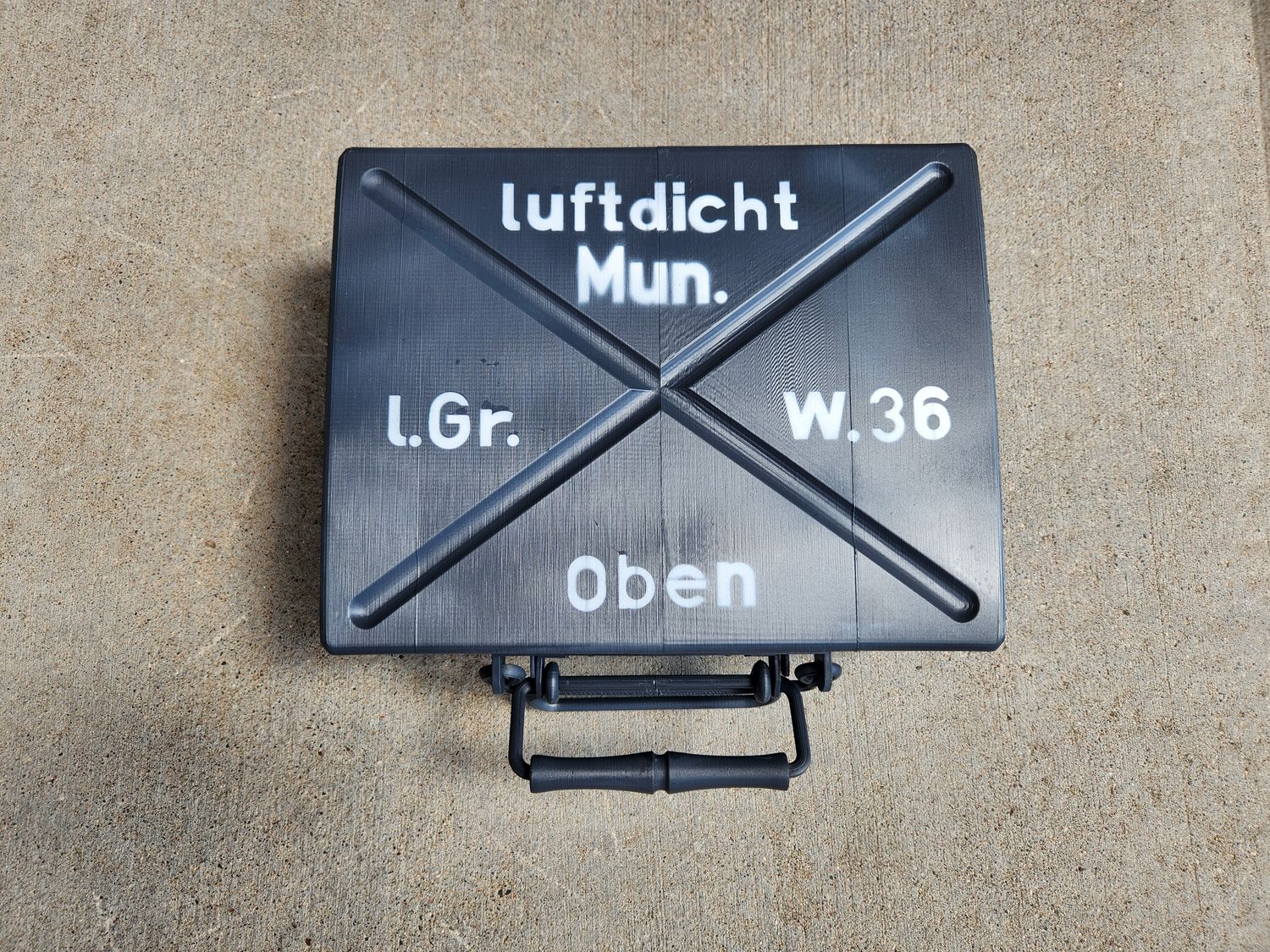 5cm Wgr. 36 Shell Transport Case