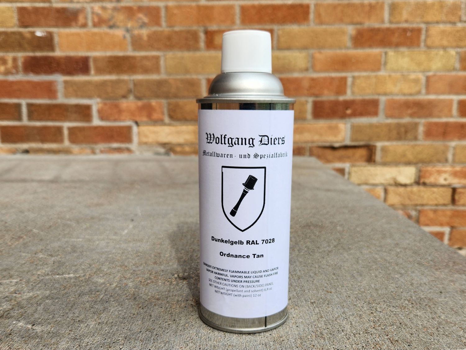 Ordnance Tan / Dunkelgelb Spraypaint RAL 7028