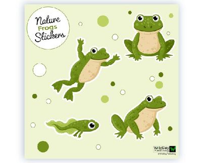 Leaping Frog Stickers